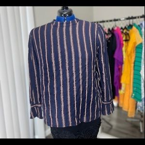 Hinge brand dress shirt for women Size L